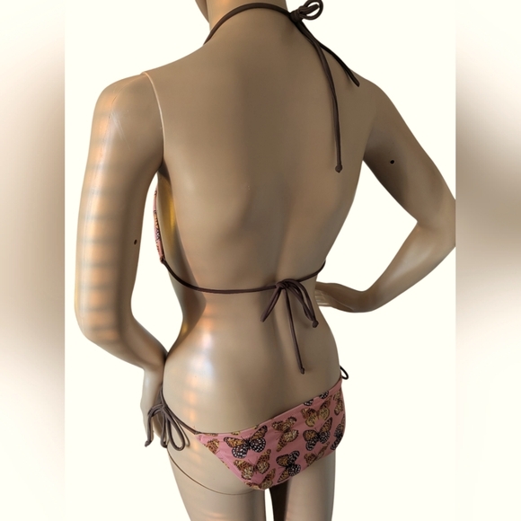 Victoria's Secret Pink Butterfly Bikini Swim Suit-Two-Piece! (XS) Ready To Ship! - Picture 4 of 10